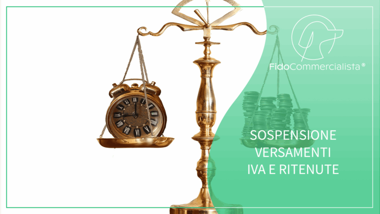 Sospensione versamenti