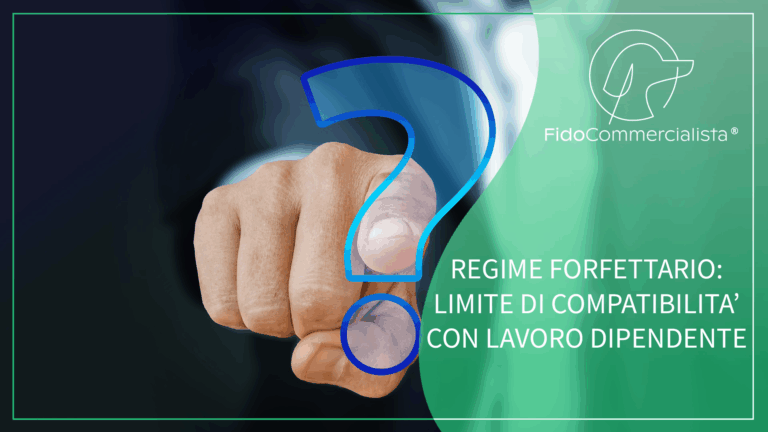 Forfettario requisiti dipendente