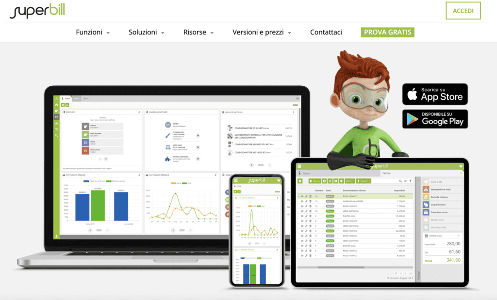 Le 22+ Migliori Alternative a FatturaPRO Per La Fatturazione Elettronica (2026) 21 SuperBill Fatturazione Elettronica APP