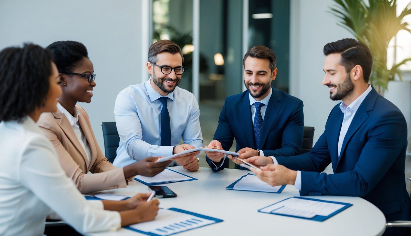 Inarcassa: Cos'è, Come Funziona, Soggetti Obbligati, Iscrizione, Servizi, Contributi, Durc e Pensione (2026) 6 Un gruppo di professionisti che riceve vari servizi da Inarcassa, come pianificazione finanziaria, sviluppo della carriera e copertura assicurativa.