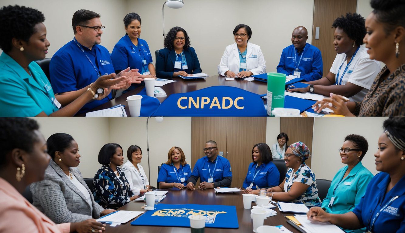 CNPADC: Cos'è, Come Funziona, Soggetti Obbligati, Iscrizione, Servizi, Contributi e Pensione (2026) 6 Un gruppo di persone che riceve vari servizi da CNPADC, come assistenza sanitaria, aiuti finanziari e supporto legale.