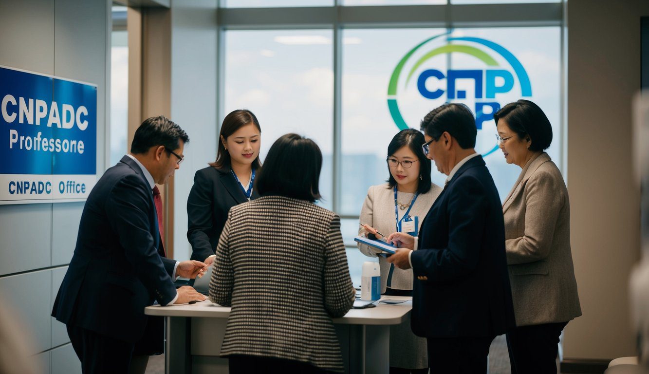 CNPADC: Cos'è, Come Funziona, Soggetti Obbligati, Iscrizione, Servizi, Contributi e Pensione (2026) 7 Un gruppo di persone che riceve assistenza e informazioni presso l'ufficio CNPADC