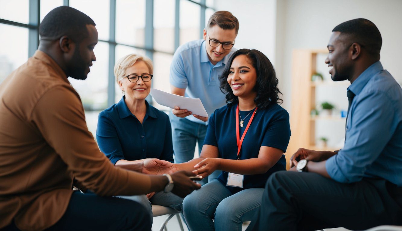 EPAP: Cos’è, Come Funziona, Soggetti Obbligati, Iscrizione, Servizi, Contributi e Pensione (2026) 5 Un gruppo di persone che riceve assistenza e supporto durante un evento del programma EPAP